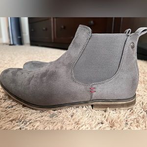 Gray Rieker booties. Women’s size 41.